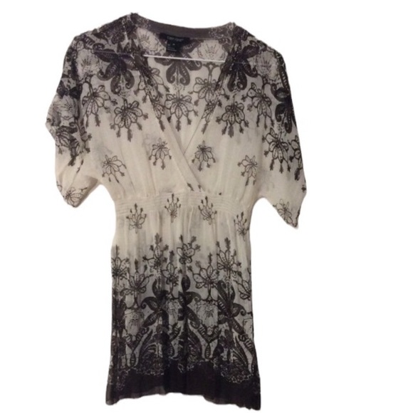 Karen Kane Tops - Karen Kane 100% Silk Sheer Top Size Medium